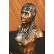 Warrior Chief Bust Bronze Sculpture