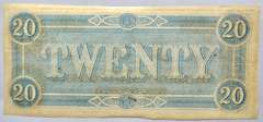 $20 T-67 Confederate States Note