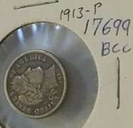 1913 Barber Dime nice circ