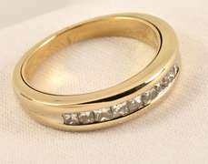 Easy to Wear Channel Set Diamond Band