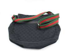 Gucci Canvas Flap Messenger Bag