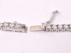 Sophisticated 13.36ctw Diamond Graduated Tennis Necklace