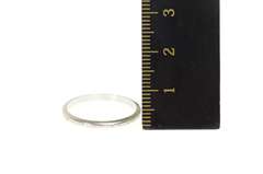 Platinum 2.1mm Art Deco Etched Pattern Wedding Band Ring