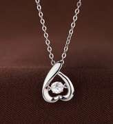 Beautiful Upside down heart Silver