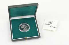 1986 France 100 Francs - 20 Grams .999 Platinum - Box & COA
