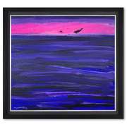 Wyland, Framed Original Painting on Canvas, Hand Signed by the artist and with a letter of authenticity.