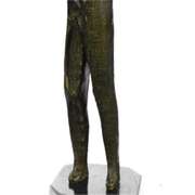 Elegant Woman Modern Bronze Sculpture