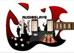 Tom Morello Autographed Signed Audioslave Custom Photo Graphics Guitar ACOA