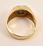 Nicely Designed Man's Diamond Ring