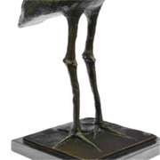 Stork Exotic Bird Bronze Sculpture