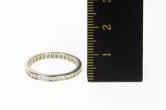 Platinum 0.51 Ctw Diamond Eternity Wedding Band Ring