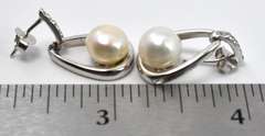 Sterling Silver Pearl Earrings