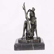 Jazz Dancer Dance Bronze Figurine Sculpture