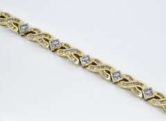 Stunning Fancy Link Diamond Bracelet