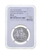 MS66 1961 Kansas Statehood Silver So Called Half Dollar - Graded NGC