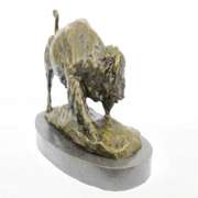 American Buffalo Bull Bronze Sculpture