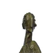 Elegant Woman Modern Bronze Sculpture