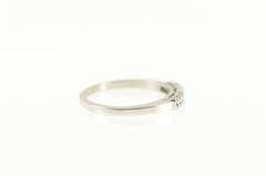 14K White Gold Vintage 1950's NOS Wedding Band Setting Ring