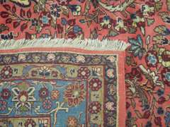 Semi Antique Persian Mehraban 7.1x9.10