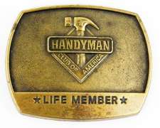 Handyman Club Of America Vintage Belt Buckle