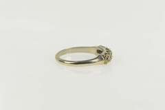 14K White Gold Vintage NOS 1950's Wedding Band Setting Ring