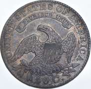 1829 Capped Bust Half Dollar