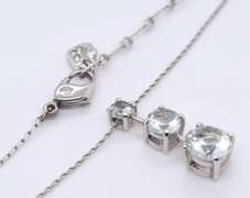 Swarovski Set of Triple Crstal Necklace with Earrings
