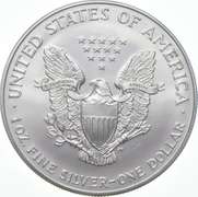 2000 American Silver Eagle - Struck Through ERORR REV