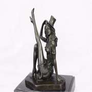 Jazz Dancer Dance Bronze Figurine Sculpture