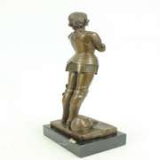 Laugier Joan Jeanne de Arc Bronze Sculpture