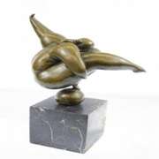 Modern Art Cast Bronze Statue