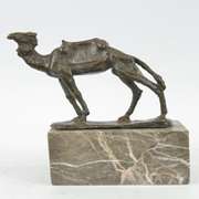 Camel Take a Journey Desert Bronze Sculpture