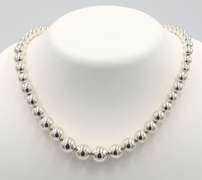 Tiffany & Co Hardware Graduated Ball Necklace