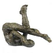 Yoga Exercise Bronze Sculpture