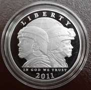 2011 United States Army Proof Commemorative Dollar