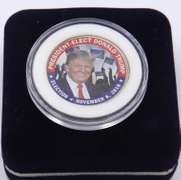 President Elect Donald Trump on US Half Dollar