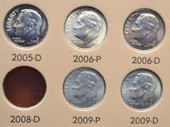 Roosevelt Dimes Complete 1946-2006