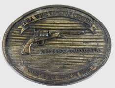 NRA 1860 Colt .44 Revolver Belt Buckle