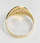 Sparkling Modern Filigree Ring