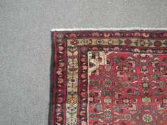 Semi Antique Persian Hosseinabad 3.9x9.7