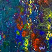 Wyland, "Untitled" Hand Signed Original Painting on Board with Letter of Authenticity.