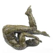 Yoga Exercise Bronze Sculpture