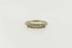 14K White Gold Vintage NOS 1950's Wedding Band Setting Ring