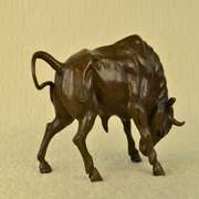 Male Bull Spanish Bronze Sculpture