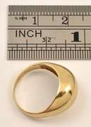 Popular 14k Dome Ring