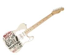 Jon Bon Jovi Autographed Signed Fender Telecaster Photo Graphics Guitar ACOA