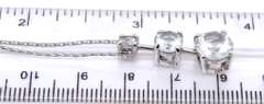 Swarovski Set of Triple Crstal Necklace with Earrings