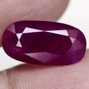 Stunning violet red 6.03ct unheated Ruby