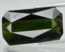 Sultry 11.04ct untreated dark green Tourmaline