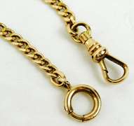Antique Gold-Filled Watch Chain